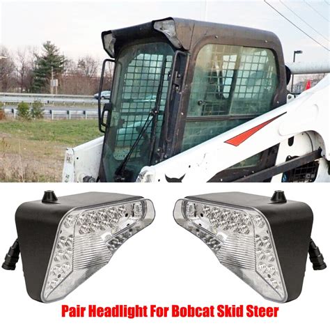 skid steer lights led|bobcat skid steer led headlights.